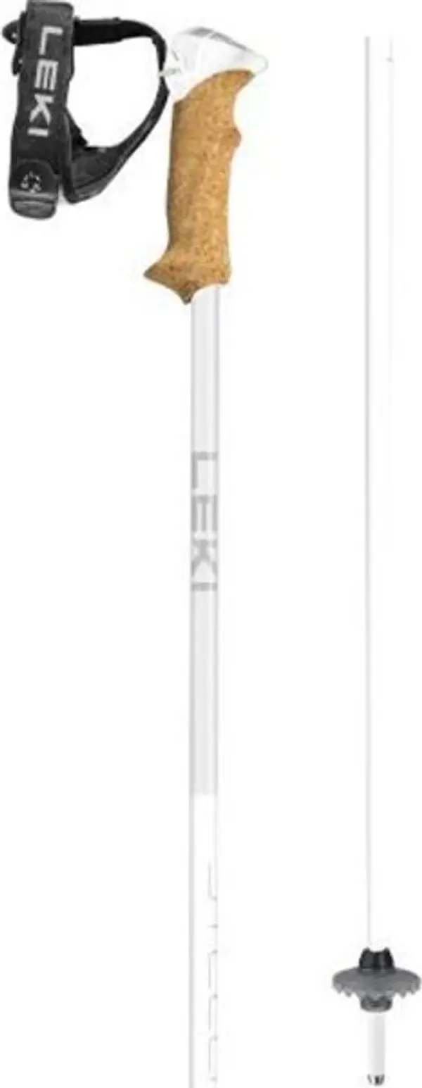 Leki Leki STELLA S W Дамски ски щеки, бяло, размер