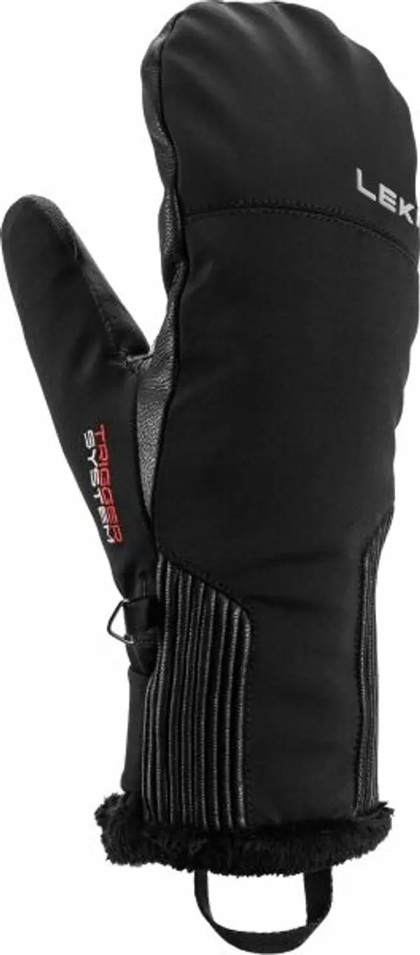 Leki Leki VALLARTA 3D W MITT Дамски ски ръкавици, черно, размер