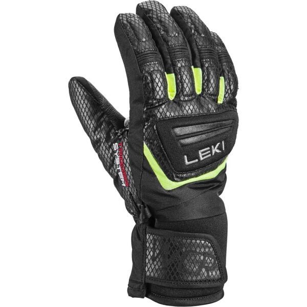 Leki Leki WCR TEAM 3D JR Юношески ски ръкавици, черно, размер