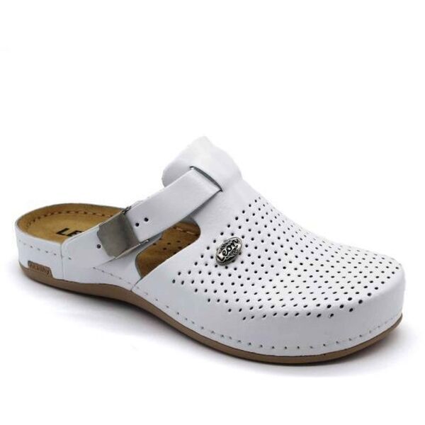 LEONS LEONS CRURA Дамски чехли, бяло, размер