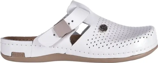 LEONS LEONS CRURA Дамски чехли, бяло, размер