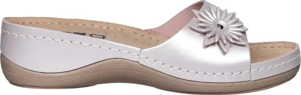 LEONS LEONS LOTUS Дамски чехли, сребърно, размер