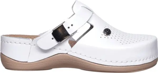 LEONS LEONS LUNA Дамски чехли, бяло, размер