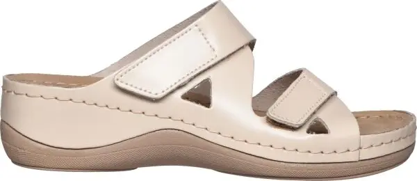 LEONS LEONS MAJA Дамски чехли, бежово, размер