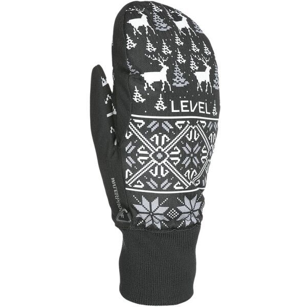 Level Level CORAL Дамски ръкавици, черно, размер