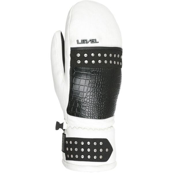 Level Level DUSTY Дамски ръкавици за ски, бяло, размер