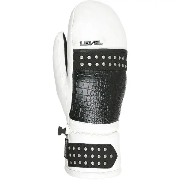 Level Level DUSTY Дамски ръкавици за ски, бяло, размер