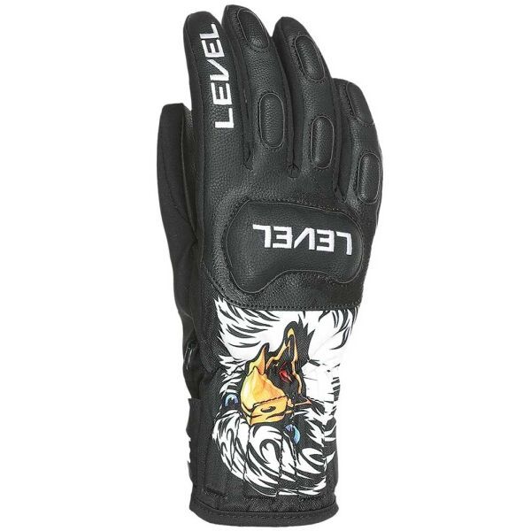 Level Level RACE JR Детски ръкавици, черно, размер