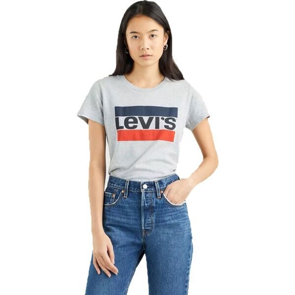 Levi's Levi's CORE THE PERFECT TEE Дамска тениска, сиво, размер S