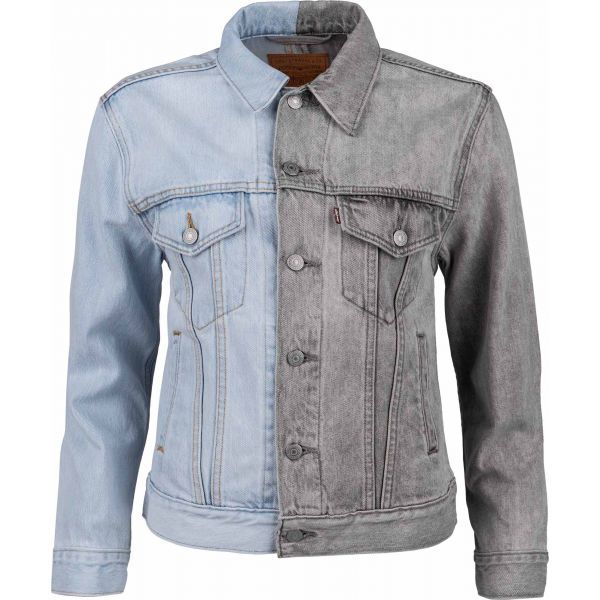 Levi's Levi's EX-BOYFRIEND TRUCKER  FOREVER BLACK Дамско trucker яке, сиво, размер M