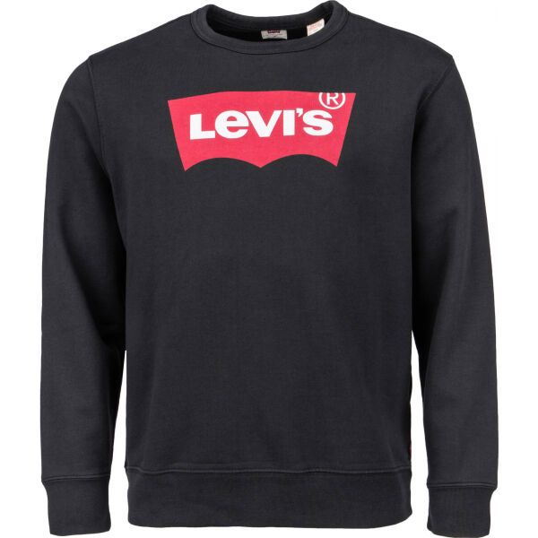 Levi's Levi's GRAPHIC CREW B Мъжки суитшърт, черно, размер M