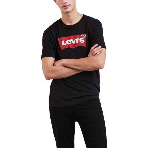 Levi's Levi's GRAPHIC SET-IN NECK Мъжка тениска, черно, размер S