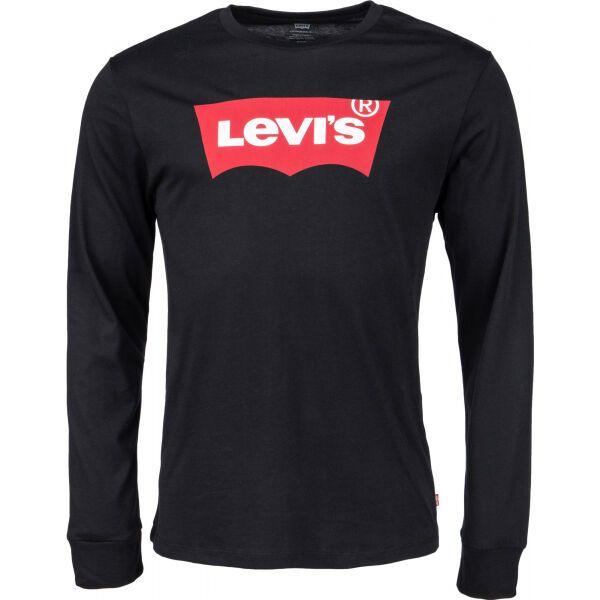 Levi's Levi's LS STD GRAPHIC TEE Мъжка блуза с дълъг ръкав, черно, размер S