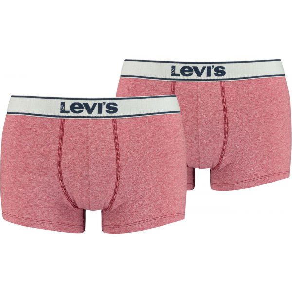 Levi's Levi's MEN TRUNK VINTAGE HEATHER 2P Мъжки боксерки, розово, размер S
