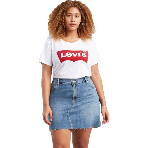 Levi's Levi's PL PERFECT TEE Дамска тениска, бяло, размер 3x