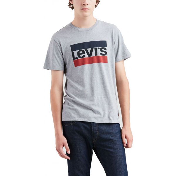 Levi's Levi's SPORTSWEAR LOGO GRAPHIC Мъжка тениска, сиво, размер S