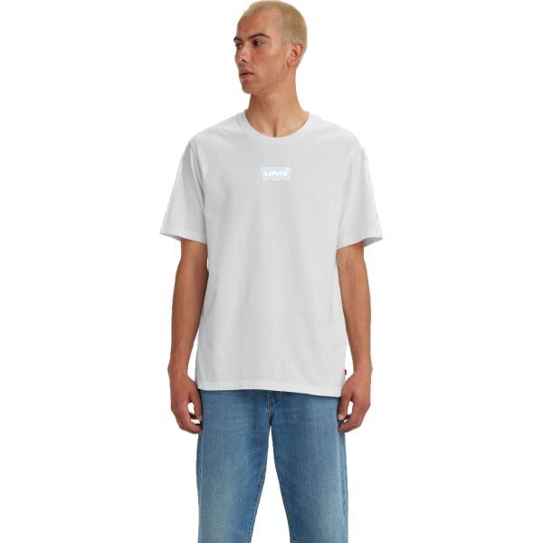 Levi's Levi's SS RELAXED FIT TEE BW TAPE Мъжка тениска, сиво, размер L