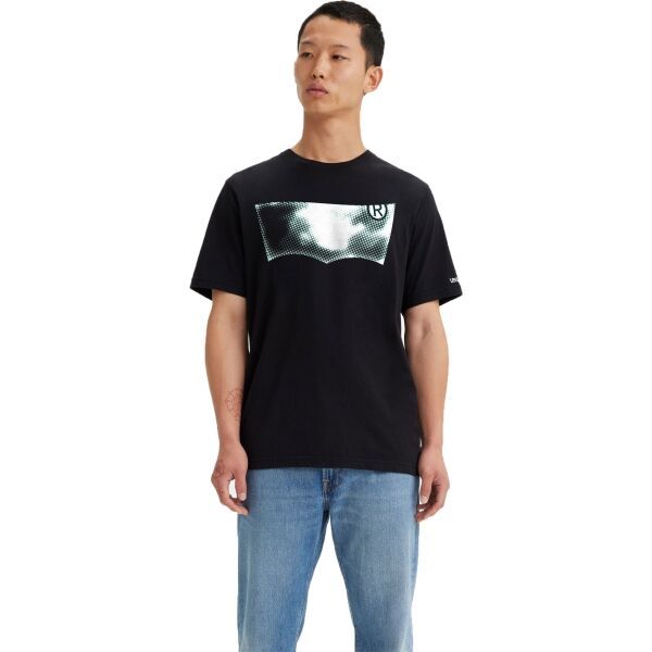Levi's Levi's SS RELAXED FIT TEE Мъжка тениска, черно, размер XXL