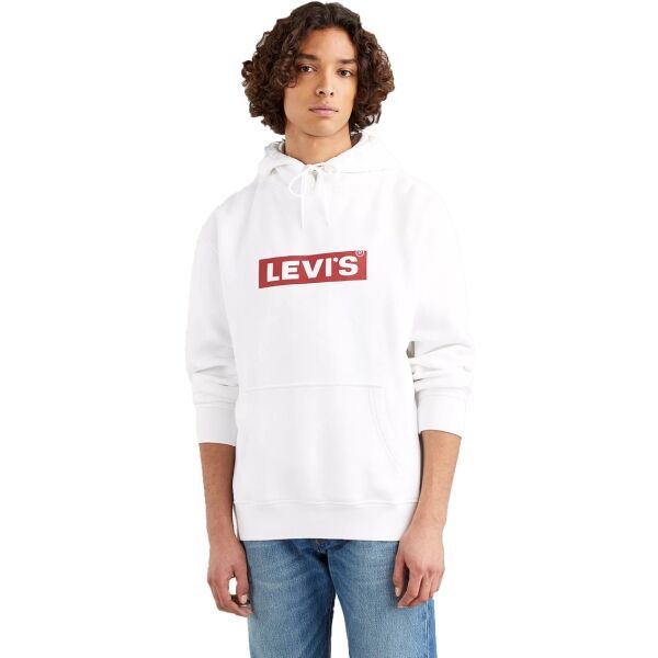 Levi's Levi's T3 RELAXD GRAPHIC HOODIE Мъжки суитшърт, сиво, размер S