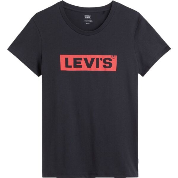 Levi's Levi's THE PERFECT TEE BOX TAB 2.2 Дамска тениска, черно, размер XS