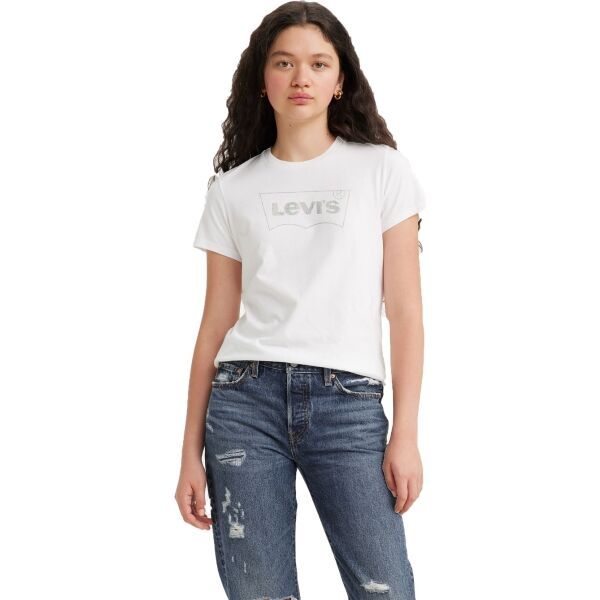 Levi's Levi's THE PERFECT TEE Дамска тениска, бяло, размер XL