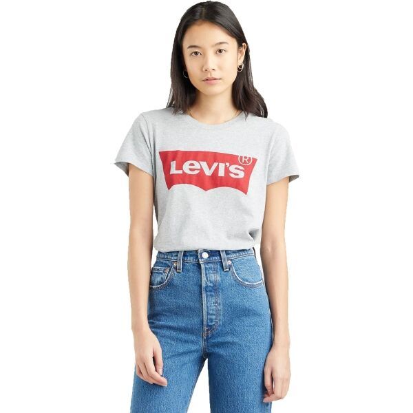 Levi's Levi's THE PERFECT TEE Дамска тениска, сиво, размер L