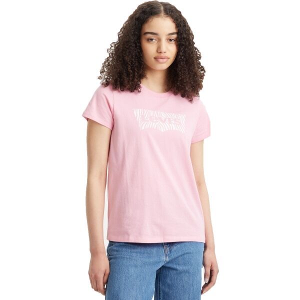 Levi's Levi's THE PERFECT TEE ZEBRA FILL Дамска тениска, розово, размер M