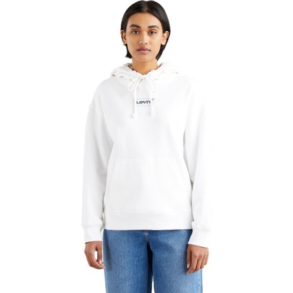Levi's&reg; Levi's&reg; GRAPHIC STANDARD HOODIE BATWIN Дамски суитшърт, бяло, размер