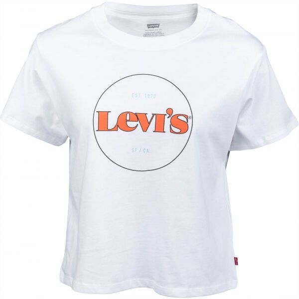 Levi's&reg; Levi's&reg; GRAPHIC VARSITY TEE NEW CIRCLE Дамска тениска, бяло, размер