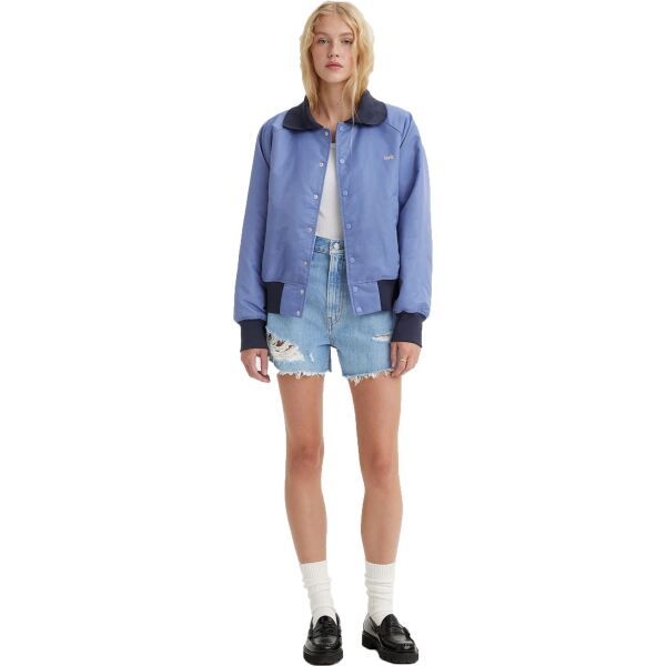 Levi's&reg; Levi's&reg; HIGH WAISTED MOM SHORT Дамски дънкови къси панталони, светлосиньо, размер