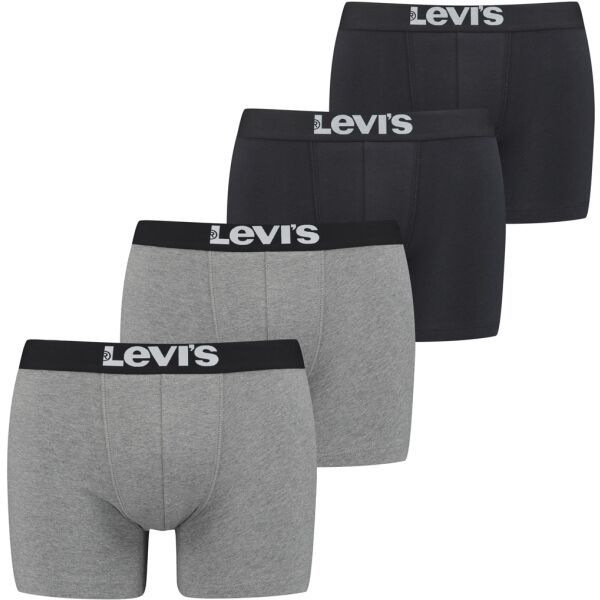 Levi's&reg; Levi's&reg; SOLID BASIC BRIEF 4P Мъжки боксерки, черно, размер
