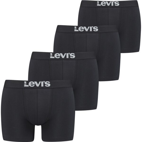 Levi's&reg; Levi's&reg; SOLID BASIC BRIEF 4P Мъжки боксерки, черно, размер