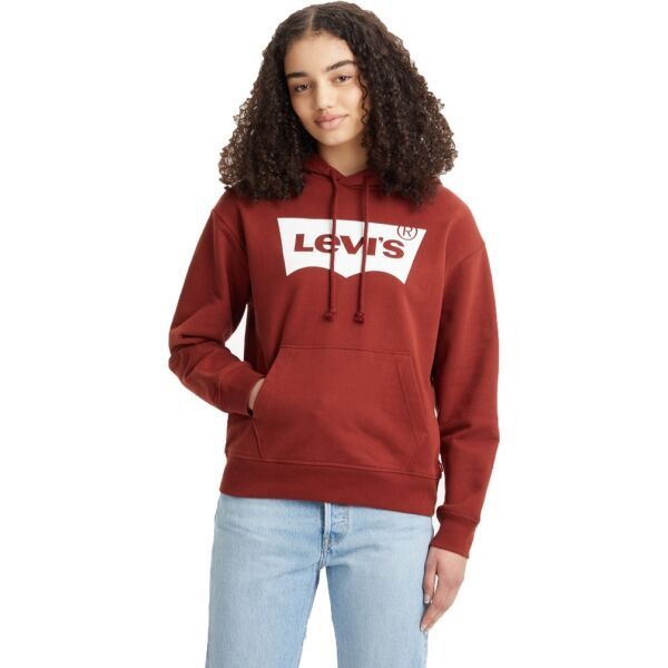 Levi's&reg; Levi's&reg; STANDARD HOODIE Дамски  суитшърт, червено, размер