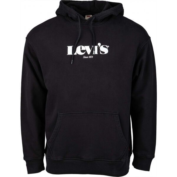 Levi's&reg; Levi's&reg; T2 RELAXED GRAPHIC PO MV LOGO Мъжки суитшърт, черно, размер
