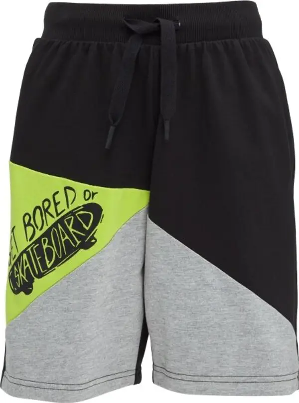 Lewro Lewro ANGI Трикотажни шорти за момчета, черно, размер 164-170