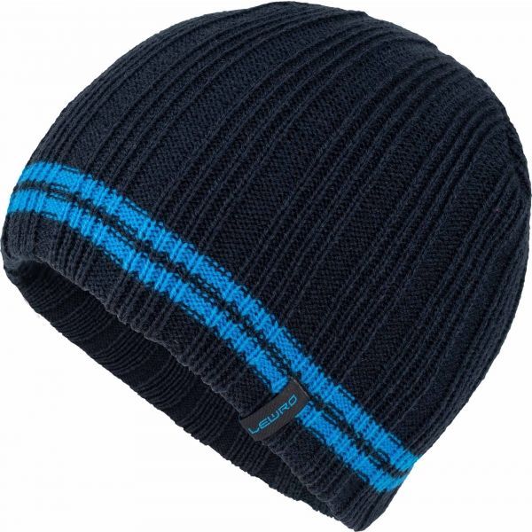 Lewro Lewro ARGO Плетена шапка за момчета, тъмносин, размер