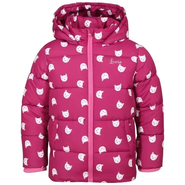 Lewro Lewro AVERIN Детско зимно  яке, лилаво, размер 104-110
