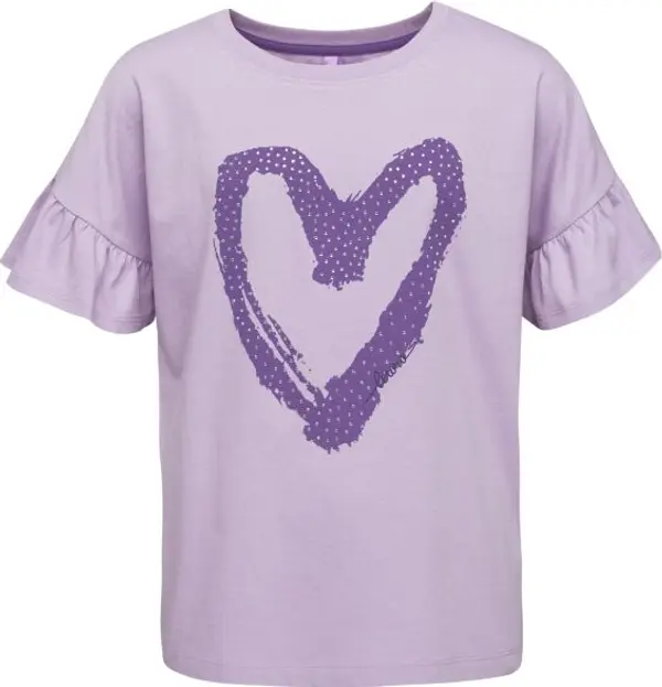 Lewro Lewro BABETTE Тениска за момичета, лилаво, размер 116-122