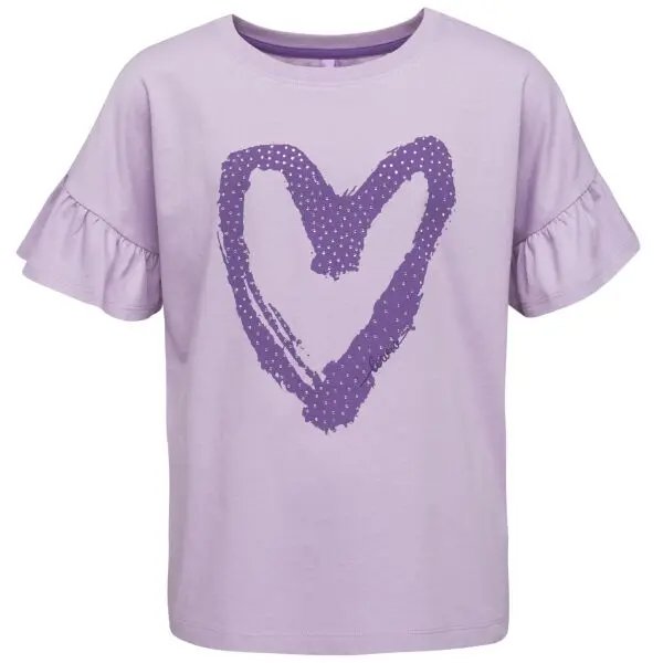 Lewro Lewro BABETTE Тениска за момичета, лилаво, размер 140-146