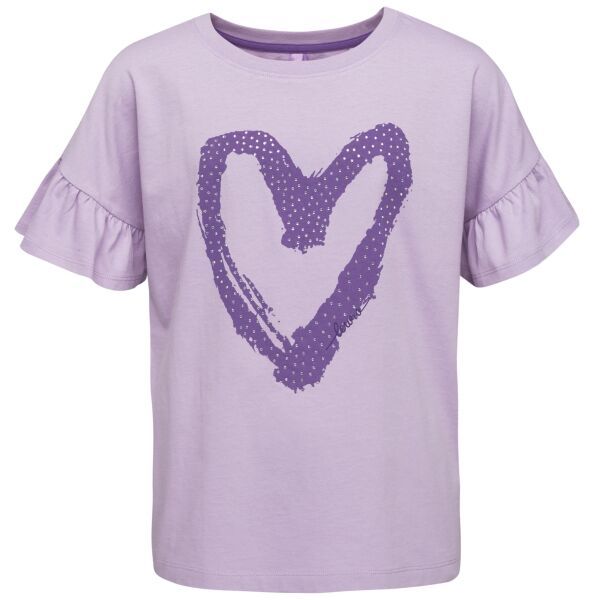 Lewro Lewro BABETTE Тениска за момичета, лилаво, размер