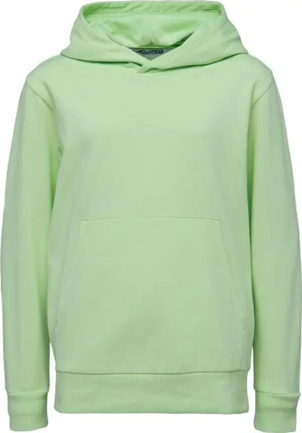 Lewro Lewro BARDET Детски суитшърт с обличане през глава, светло-зелено, размер 140-146