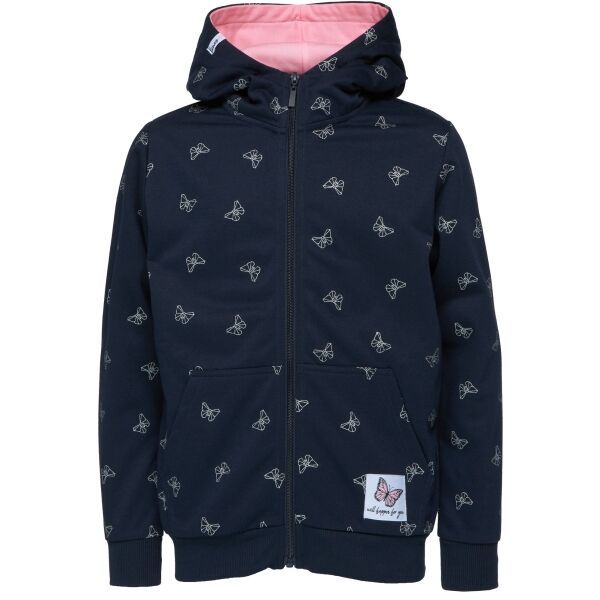 Lewro Lewro BEDDA Суитшърт за момичета, тъмносин, размер