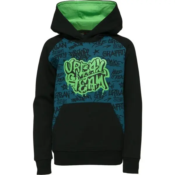 Lewro Lewro BEREL Суитшърт за момчета, черно, размер 140-146