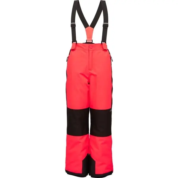 Lewro Lewro BERKLEY Детски скиорски панталони, цвят сьомга, размер 164-170