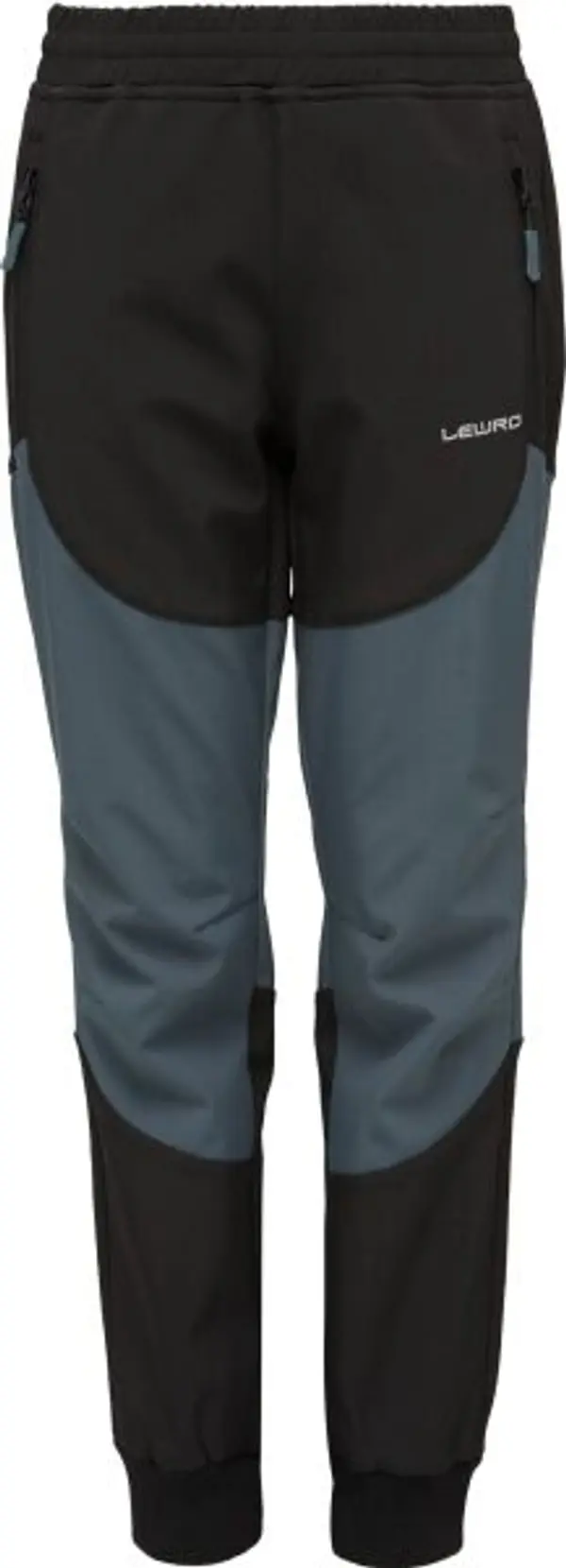 Lewro Lewro BERNY Детски панталони от softshell, черно, размер 152-158