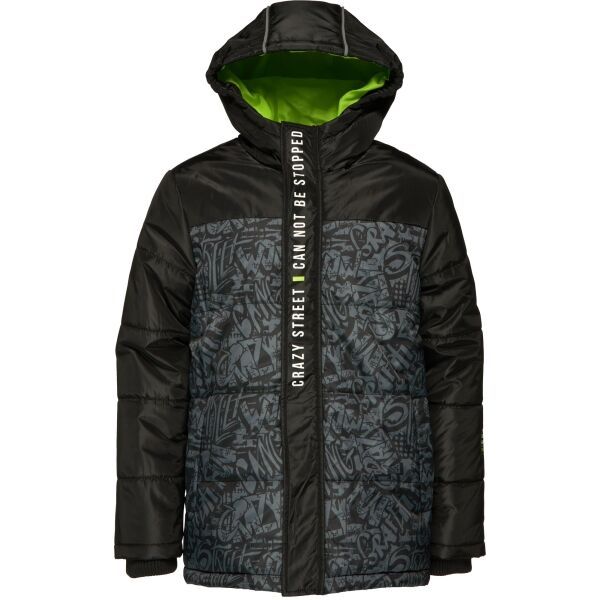 Lewro Lewro BETIN Момчешко капитонирано яке, черно, размер