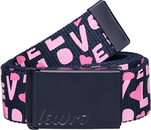 Lewro Lewro BOTUM Детски текстилен колан, тъмносин, размер 87