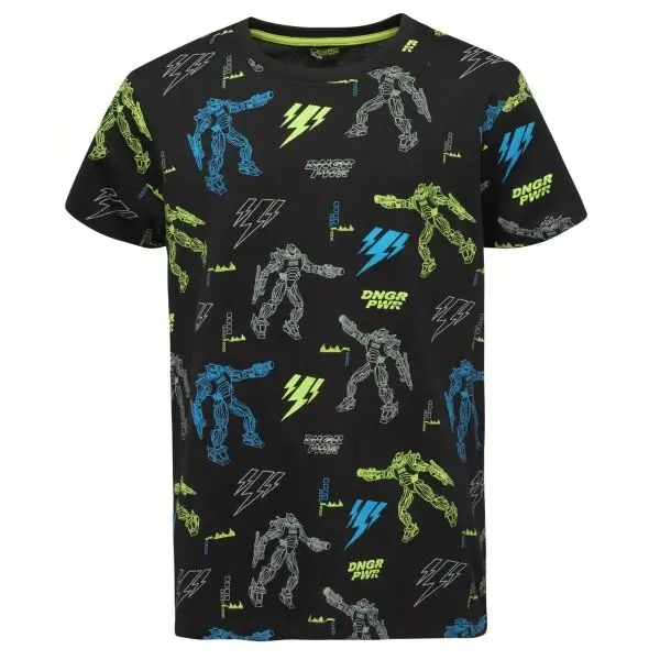 Lewro Lewro BRADBURY Тениска за момчета, черно, размер 128-134