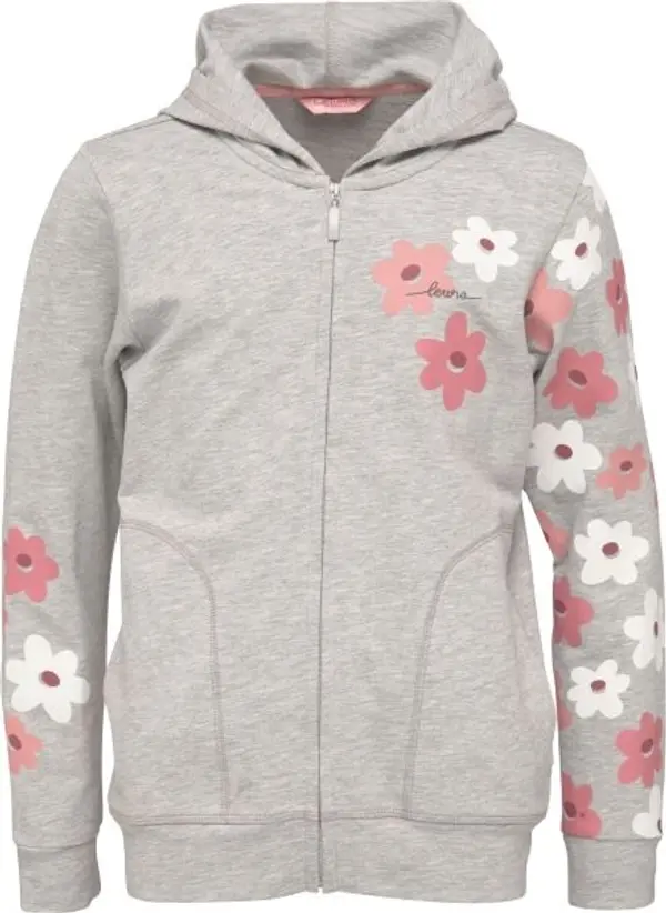 Lewro Lewro BRIA Суитшърт за момичета, сиво, размер 164-170