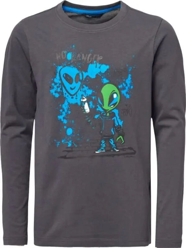 Lewro Lewro BURRARD Тениска за момчета, тъмносиво, размер 128-134